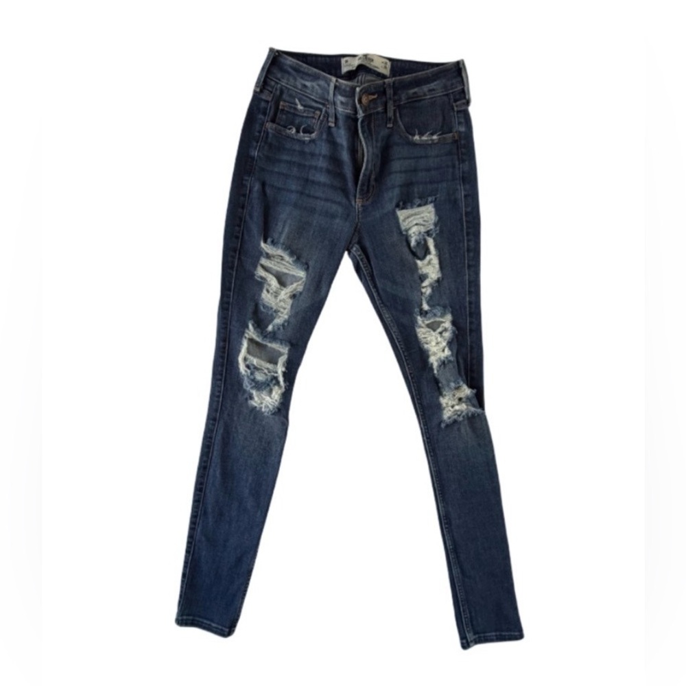 Hollister Curvy Mid-Rise Super Skinny Jeans